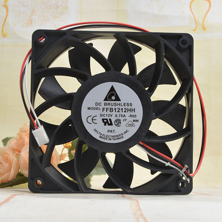 1pcs Delta FFB1212HH -R00 12cm 12V 0.78A 12025 Cooling fan 3pin