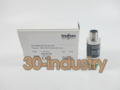 New TRAFAG 8252 Pressure Sensor 4-20mA 0-250bar - 1PCS - TRAFAG