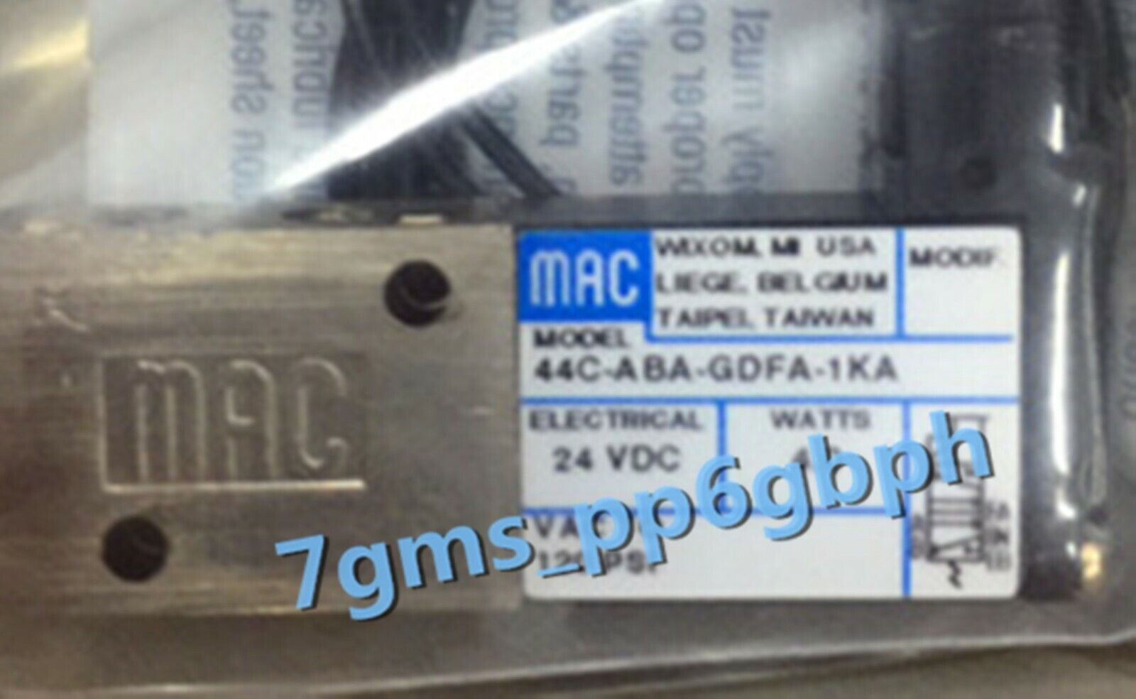 New MAC Solenoid Valve 44C ABA GDFA 1KA - MAC