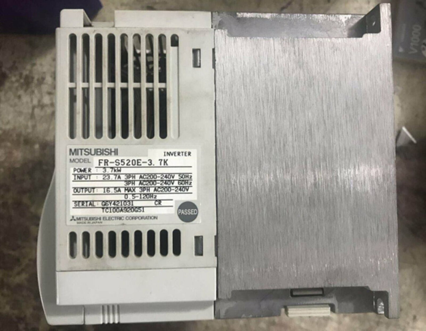 Mitsubishi Inverter Model FRS520E-3.7K - MITSUBISHI