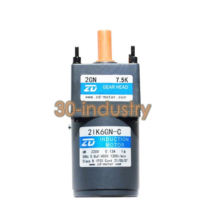 ZD AC Gear Motor 2IK6GN-C with Retarding 6W 220V Power - ZD AC