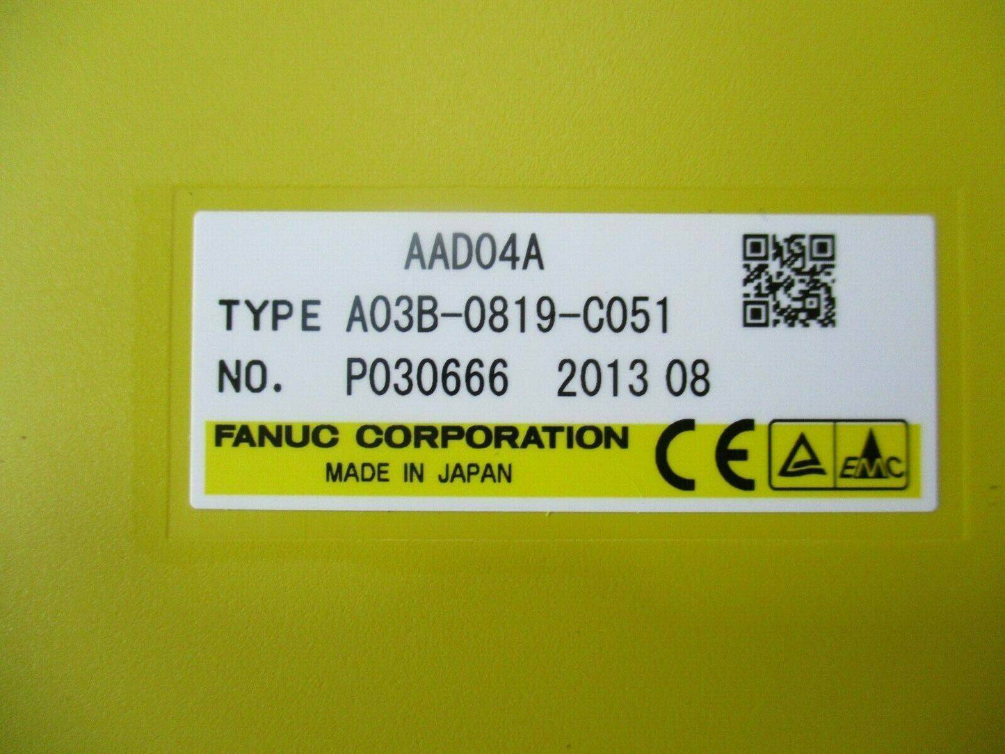 ONE  Fanuc A03B-0819-C051 Analog Input Module