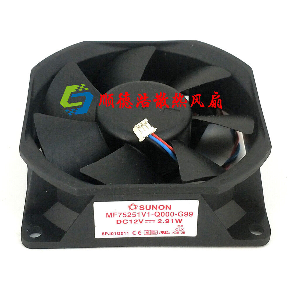 new For SUNON MF75251V1-Q000-G99 PT-LW321EA 12V 2.91W 3pin Projector Cooling fan