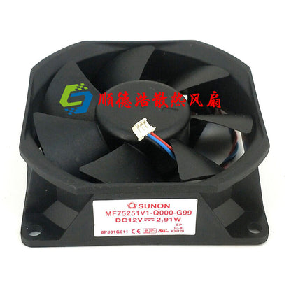 new For SUNON MF75251V1-Q000-G99 PT-LW321EA 12V 2.91W 3pin Projector Cooling fan