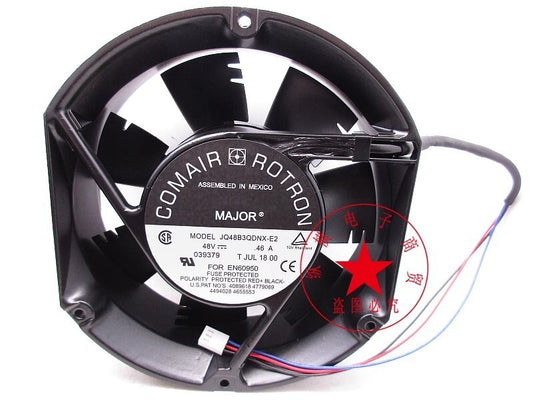 COMAIR JQ48B3QDNX-E2 17251 DC48V 0.46A 17CM Aluminum Frame Inverter Cooling Fan