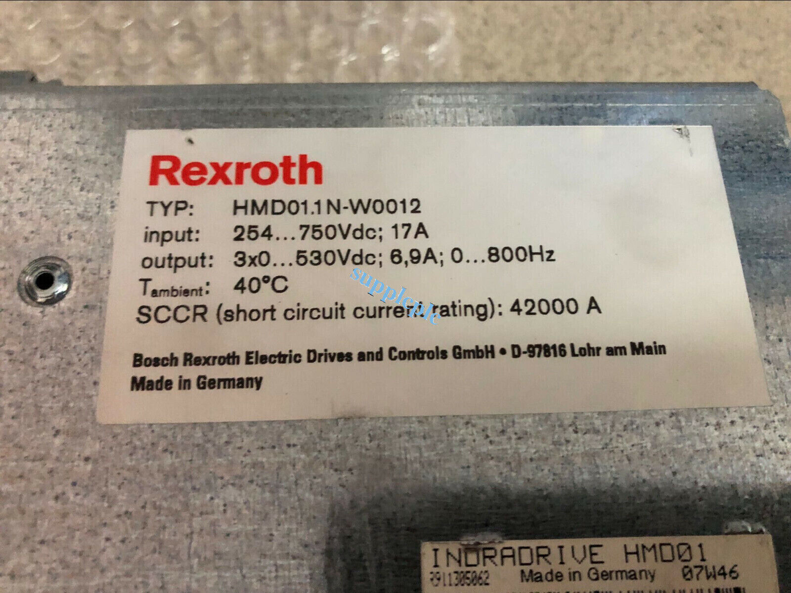 Rexroth Drive HMD01.1N-W0012 - REXROTH