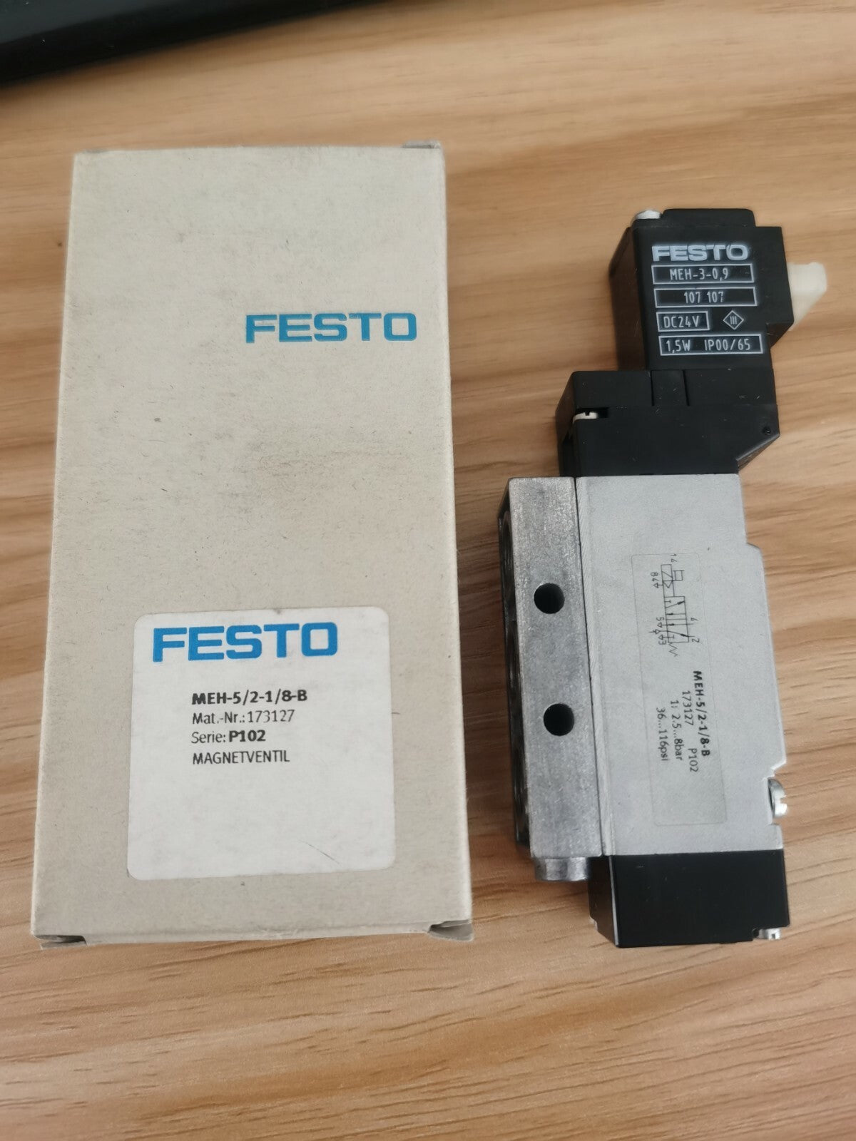 1PC  Festo MEH-5/2-1/8-B 173127 Solenoid Valve  *TT