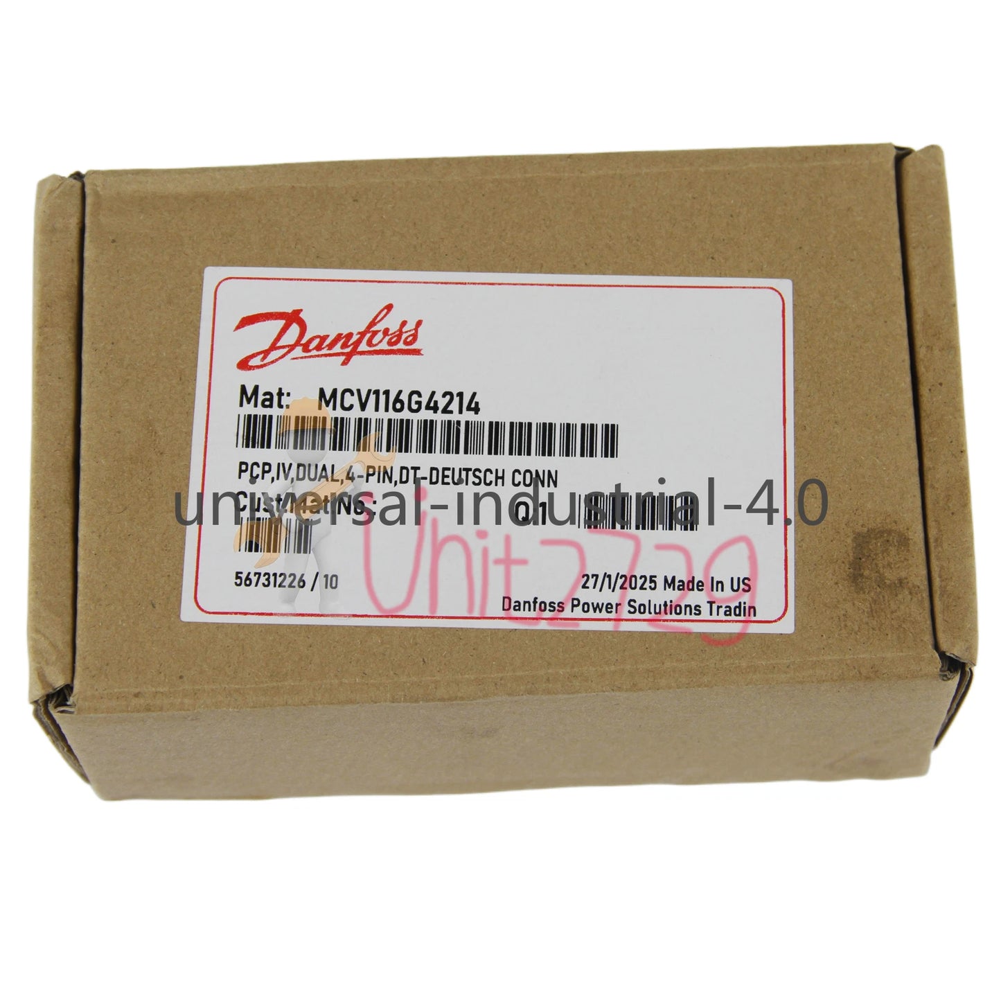 Danfoss MCV116G4214 Pressure Control Pilot #un