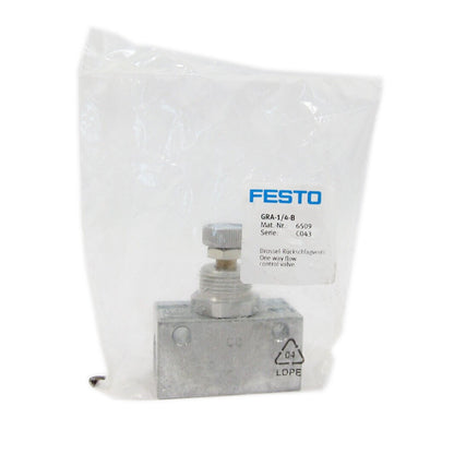 New FESTO throttle valve 1PCS GRA-1/4-B 6509 - FESTO