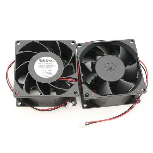 For Nidec V35132-16F V35132-55RA Inverter Axial Fan 2-pins 24V 0.45A 80x80x38mm