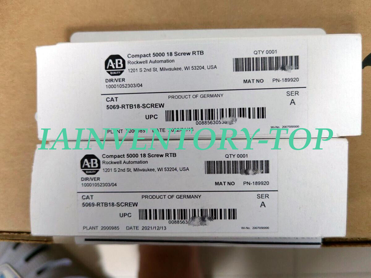 Allen Bradley 5069-RTB18 SCREW One-Year Fast Ship - ALLEN BRADLEY