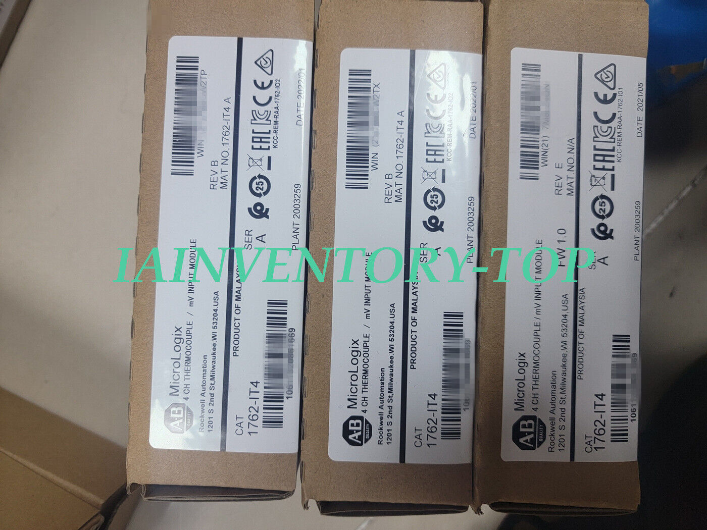 Allen Bradley 1762-IT4 SER A (2-Year Warranty) - ALLEN BRADLEY