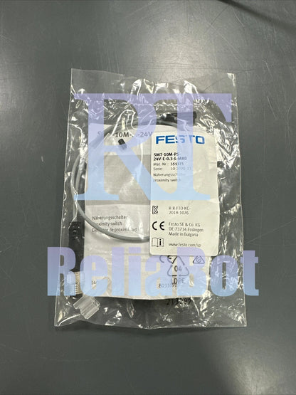 1PC FESTO SMT-10M-PS-24V-E-0,3-L-M8D 551375 Proximity sensor Free delivery