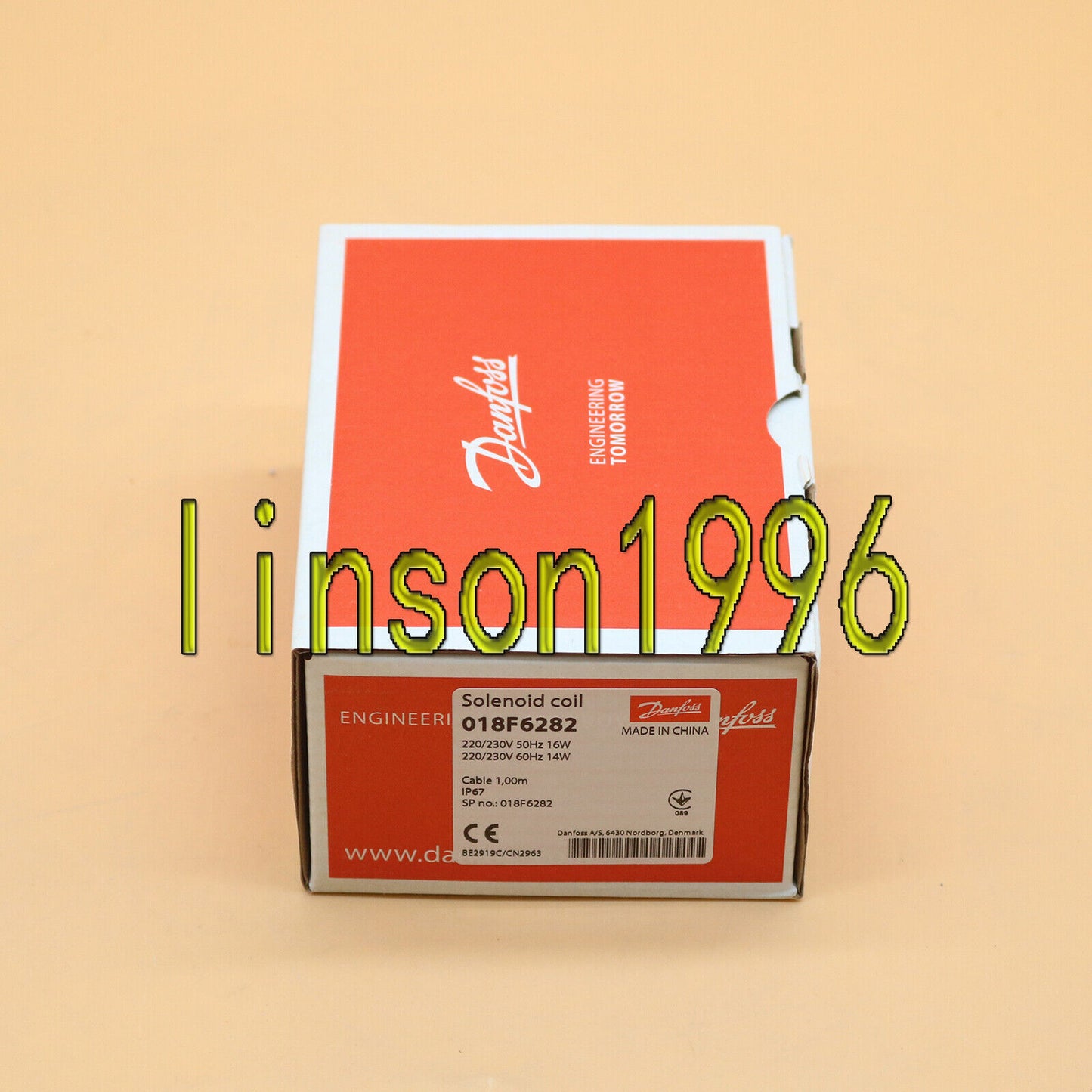 Danfoss 018F6282 Solenoid Coil - Fast Delivery - DANFOSS