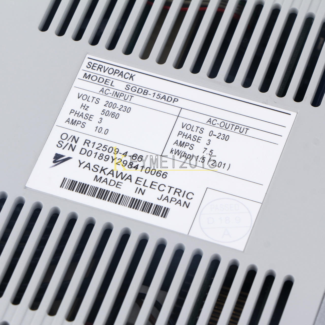 1PCS Yaskawa Servo Drive SGDB-15ADP - YASKAWA