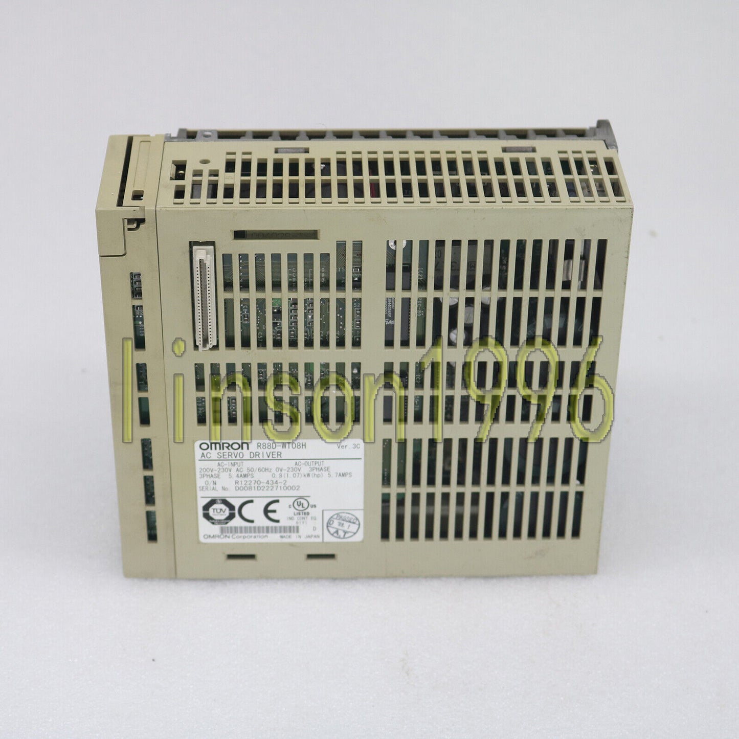 Omron AC Servo Driver R88D-WT08H - OMRON