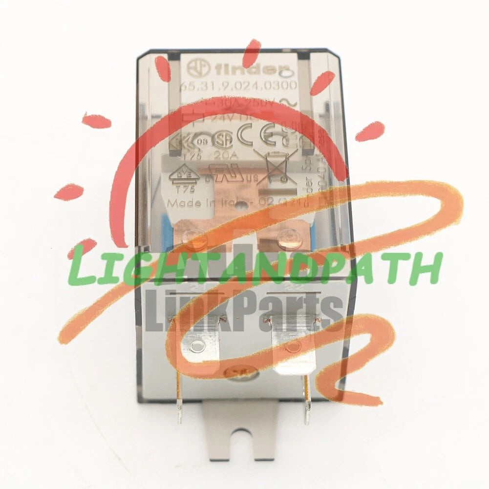 1PCS 65.31.9.024.0300-24vdc 30a Finder Relay 65.31 24VDC 30A 4PIN