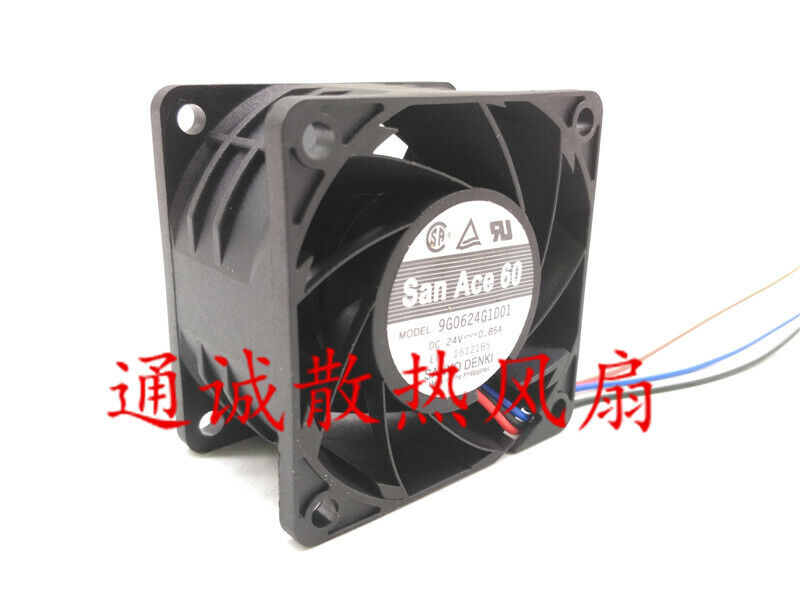 new Sanyo 9G0624G1D01 24V 0.85A 6 cm 6038 double ball inverter fan