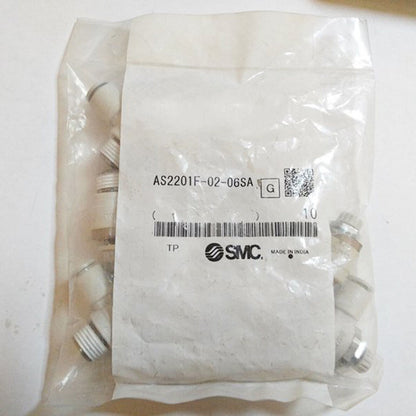 SMC Throttle Valve AS2201F-02-06SA 10PCS Bag - SMC