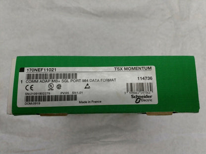 New Schneider 170NEF11021 Modicon TSX Momentum Communication Adapter Module - SCHNEIDER