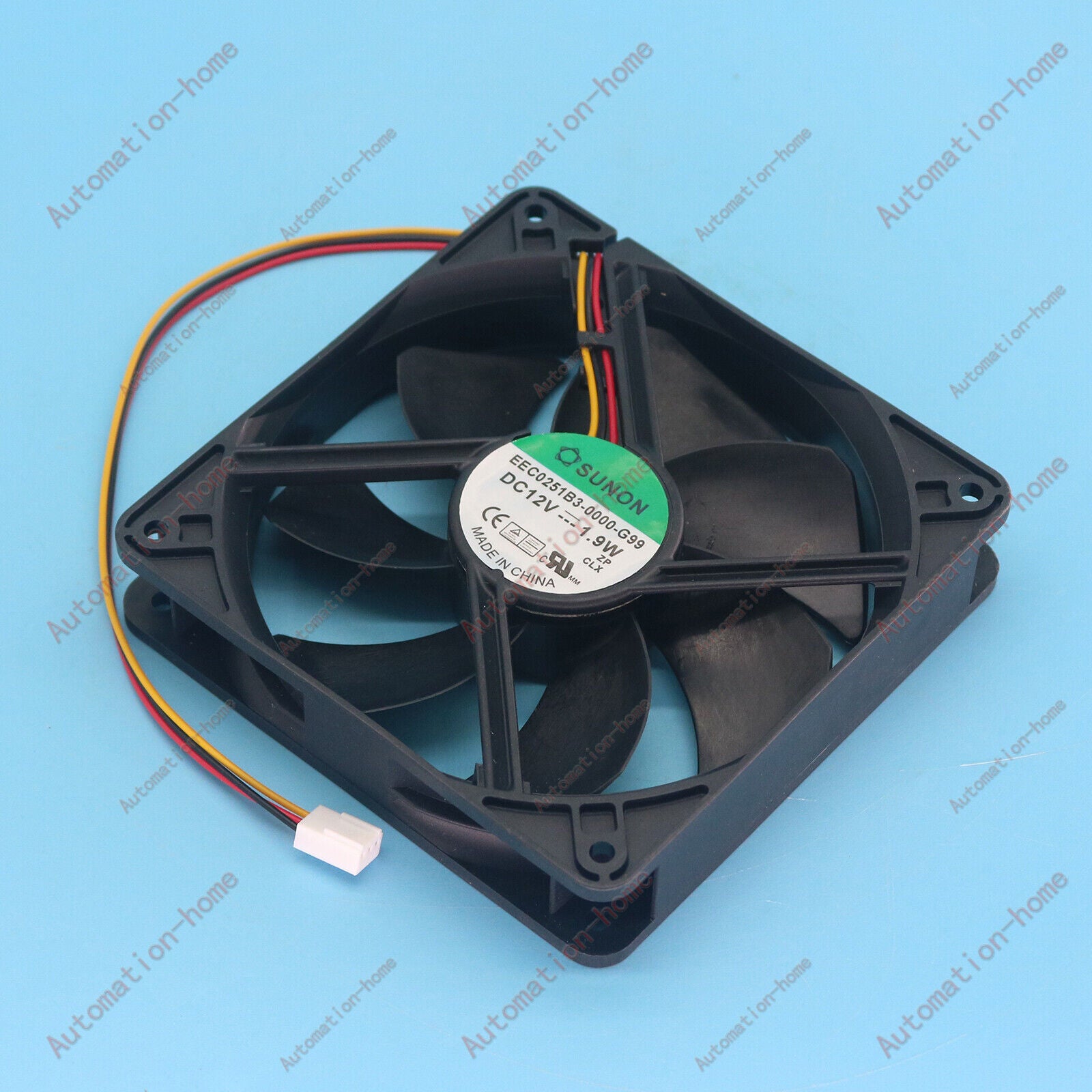 12v 1.9w 12cm 3-wire cooling fan by SUNON EEC0251B3-0000-G99 - SUNON