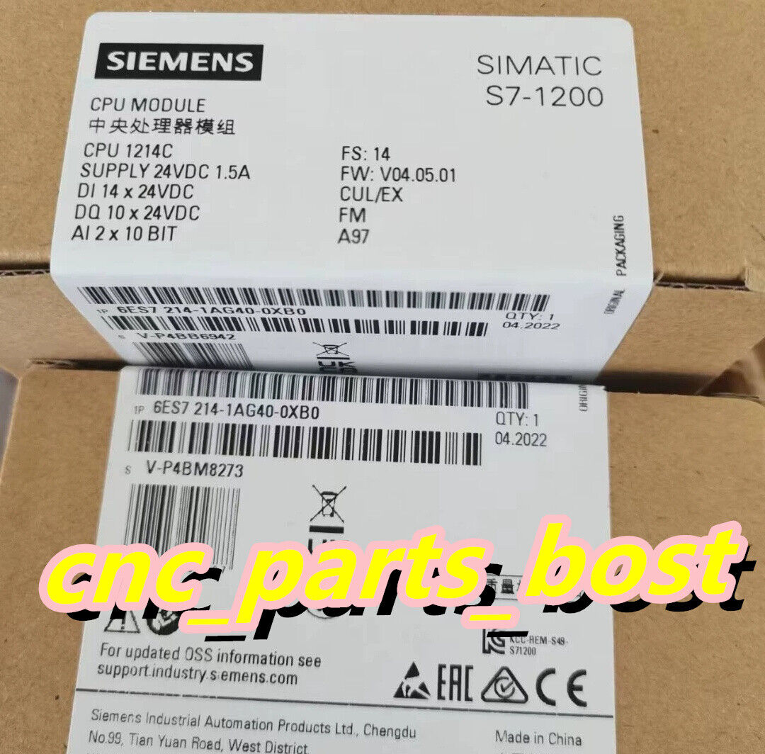 new 6ES7214-1HG40-0XB0 SIMATIC S7-1200 CPU 1214C