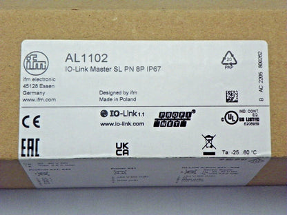ifm® AL1102 IO-Link Master SL PN 8P IP67 - IFM®