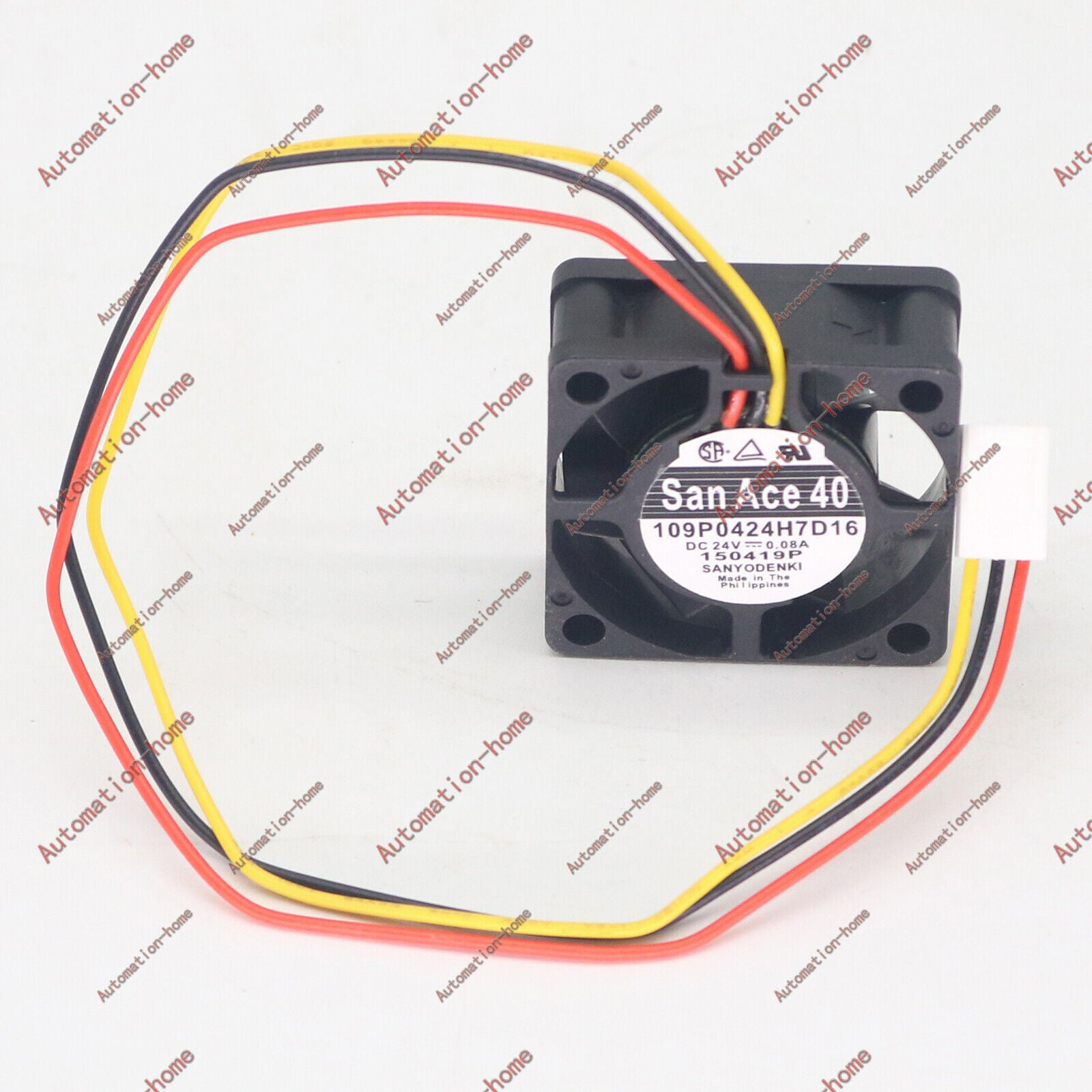 1pc SANYO 109P0424H7D16 DC24V 0.08A 40x15mm 3pin axial flow cooling - SANYO