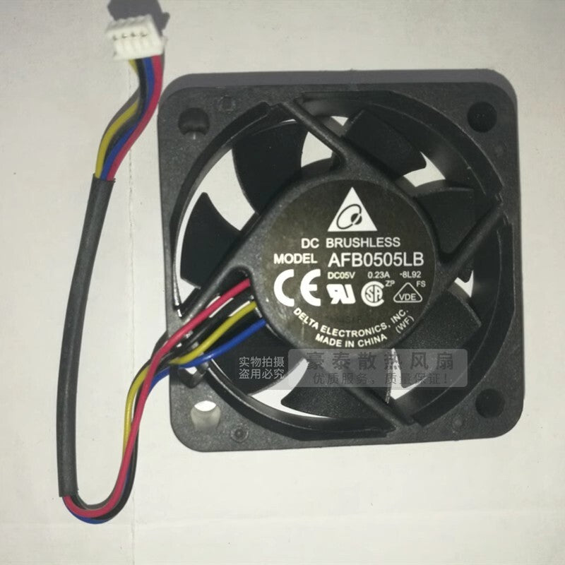 Delta AFB0505LB 5015 DC5V 0.23A 5CM 4-Pin Silent Cooling Fan