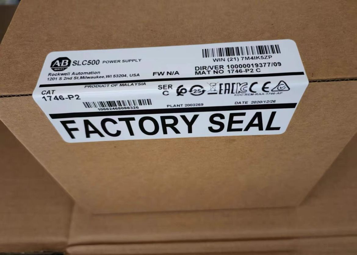 Factory Sealed Allen-Bradley 1746-P2 Chassis Power Supply PLC 1746-P2 New In Box - KOEED