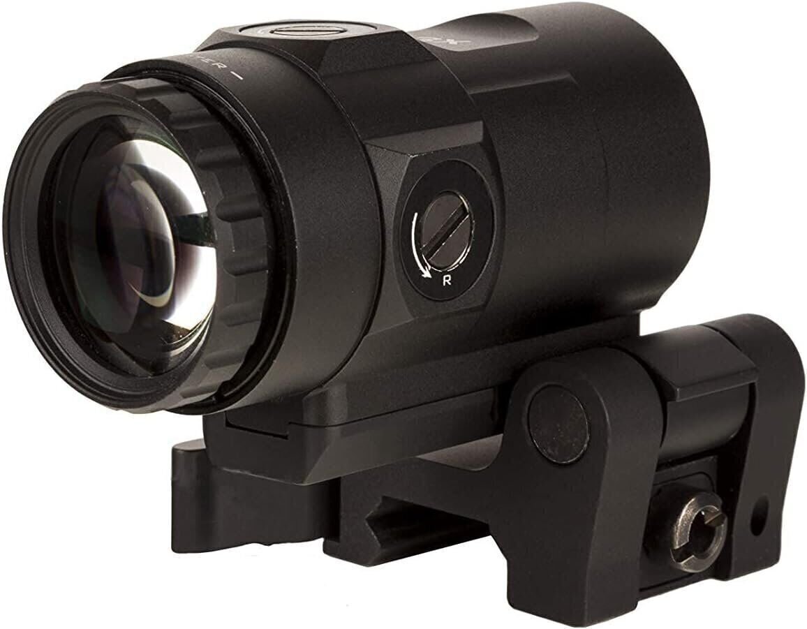 Trijicon MAG-C-2600001 3X Magnifier w/Adjustable Height Quick Release, Flip...
