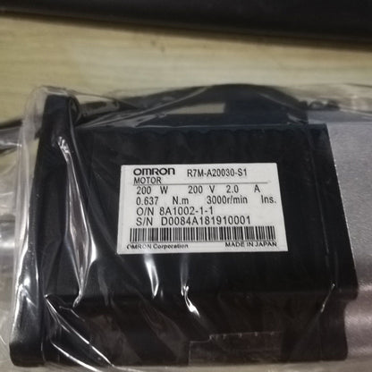 Used Omron Servo Motor R7m_A20030_S1 Plc Module Tested Good Condition - OMRON