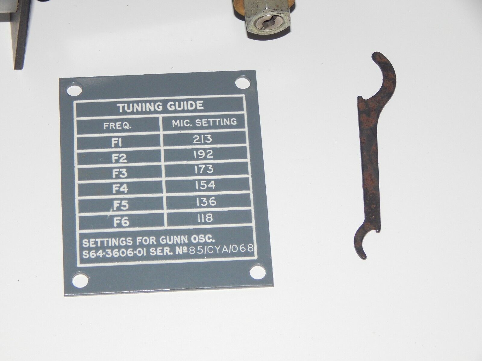 used Gunn Oscillator S64-3606-01 - KOEED