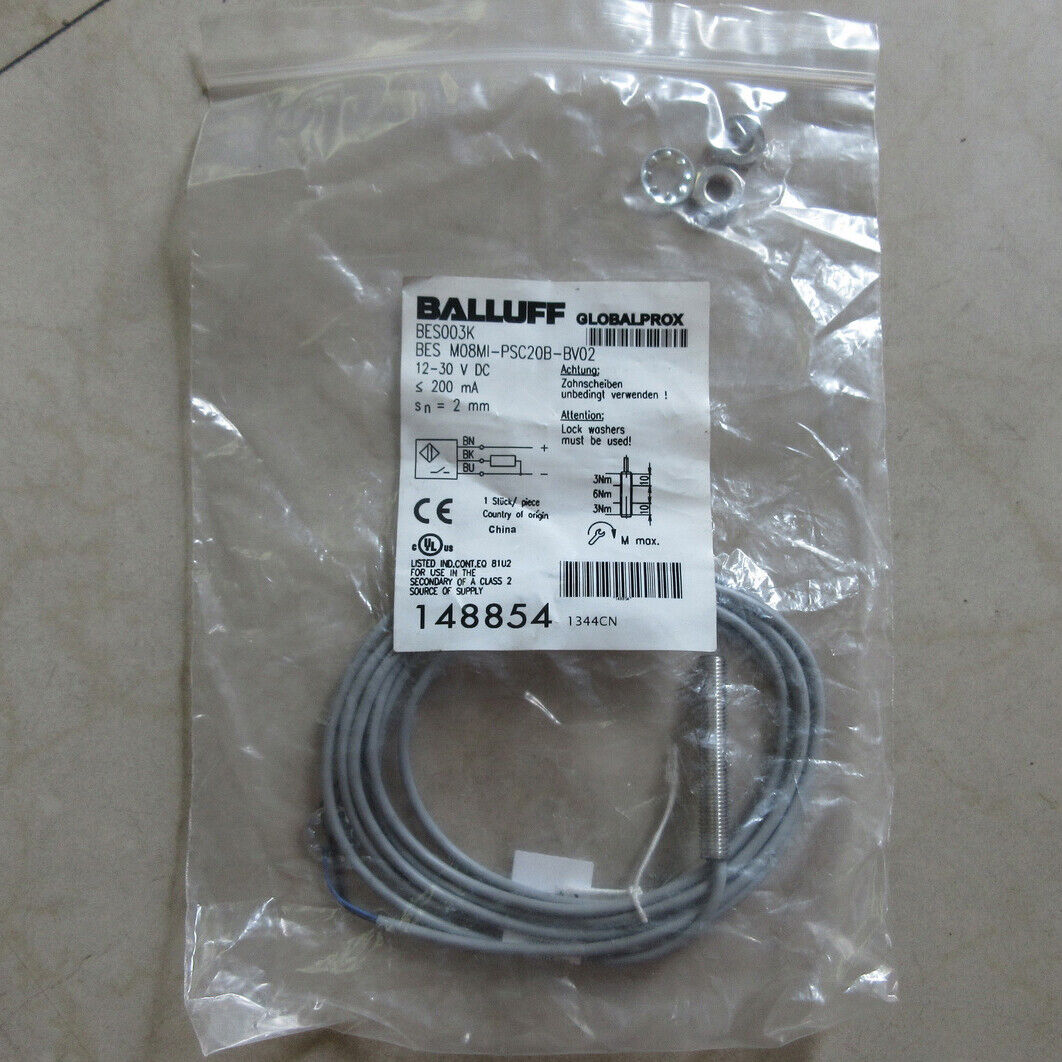 1PC Balluff BES M08MI-PSC20B-BV02 Proximity Switch Sensor Fast Ship - BALLUFF