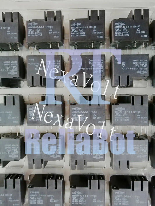 855AWP-1C-F-S-B 12VDC Songchuan Power Relay 20A 240VAC 5 Pins x 2PCS