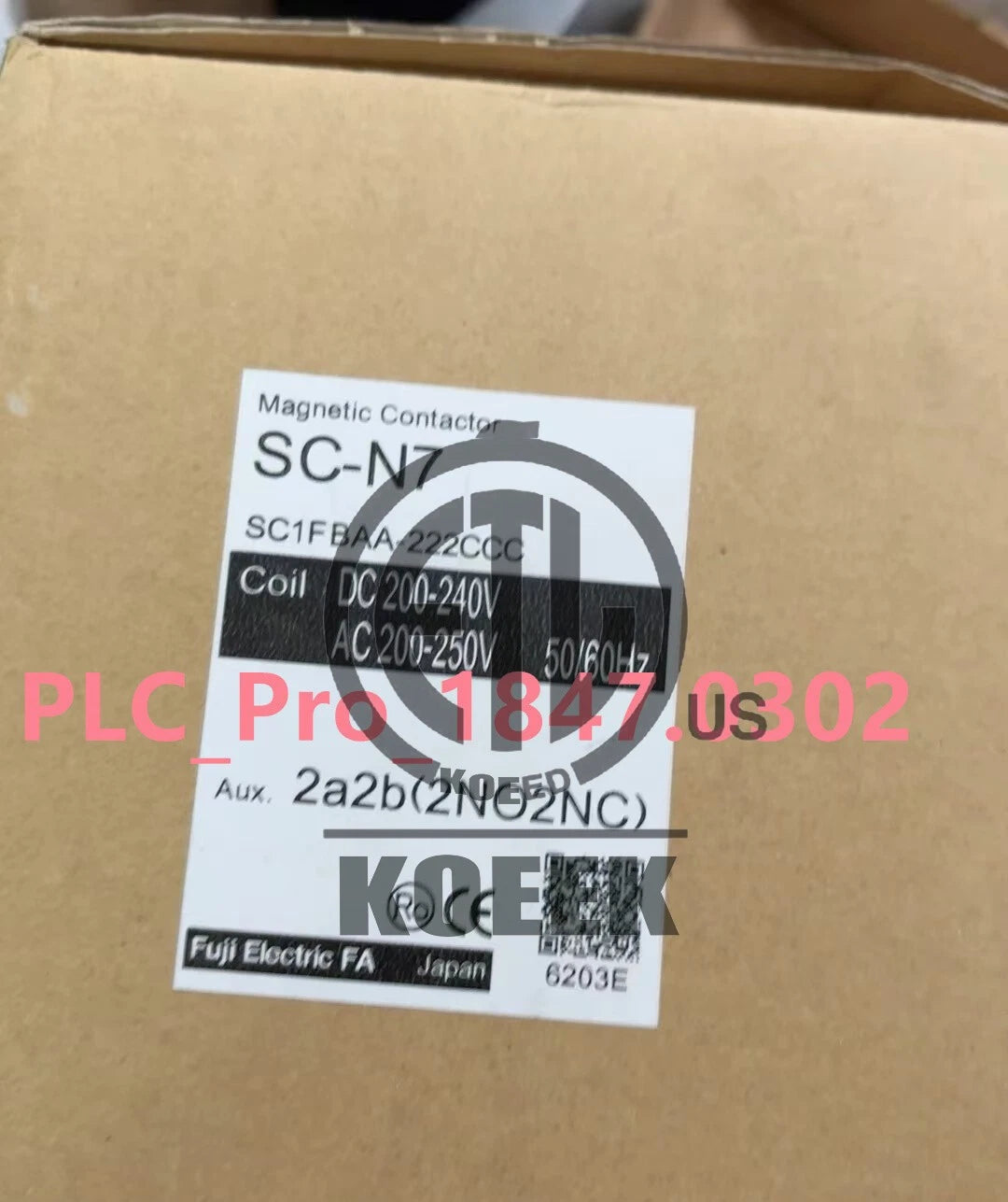 1PCS Fuji Electric SC-N7 SC1FBAA-222 Magnetic Contactor Fast delivery