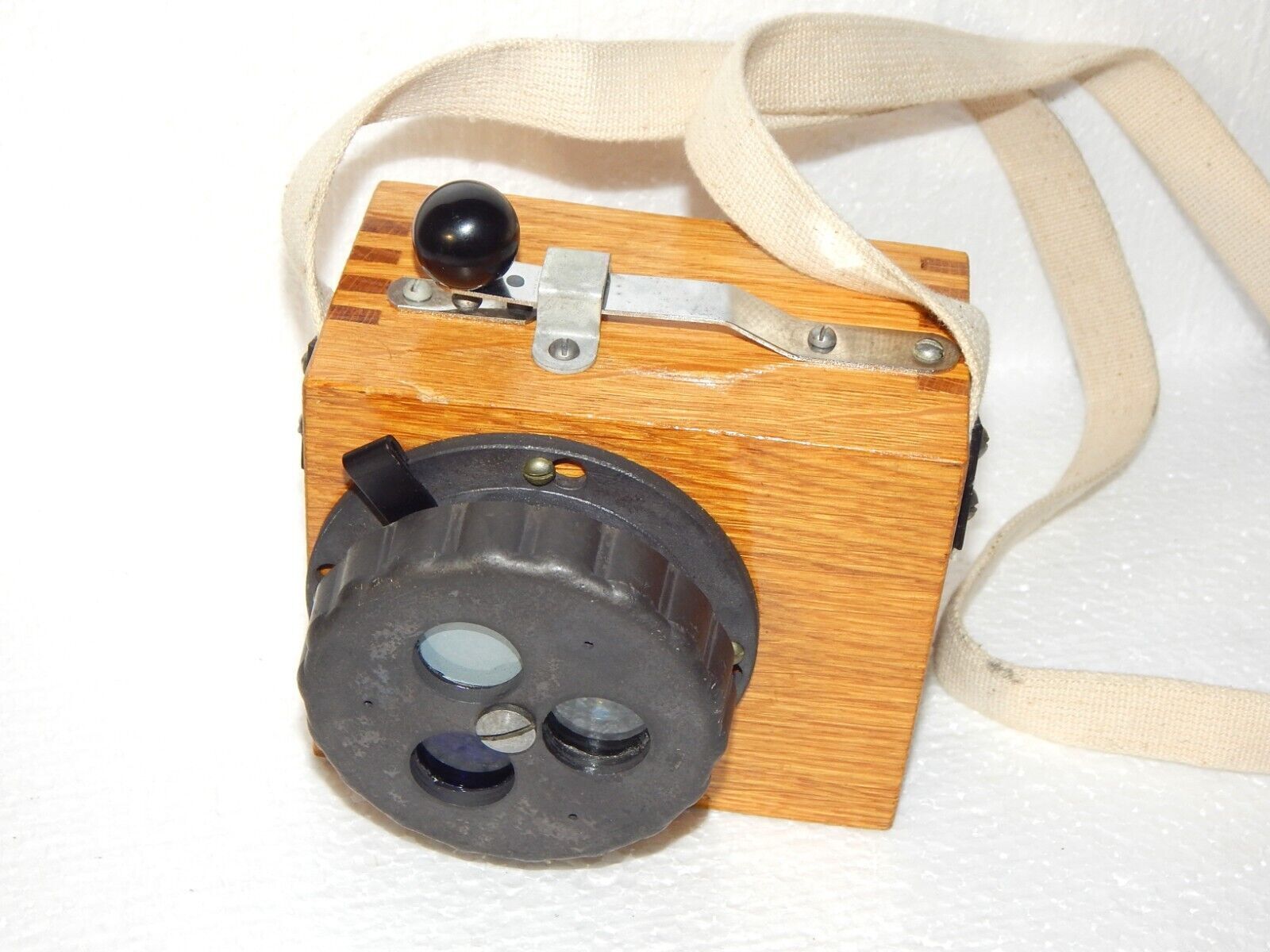 used Military Optical Light Telegraph Key HML Morse Code Key Willy Ostermann RARITY - WILLY OSTERMANN