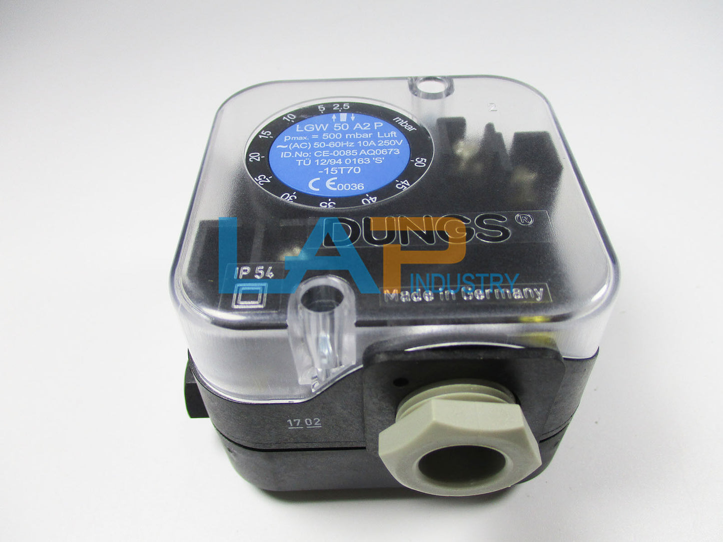 Dungs Air Pressure Switch with Test Button - DUNGS