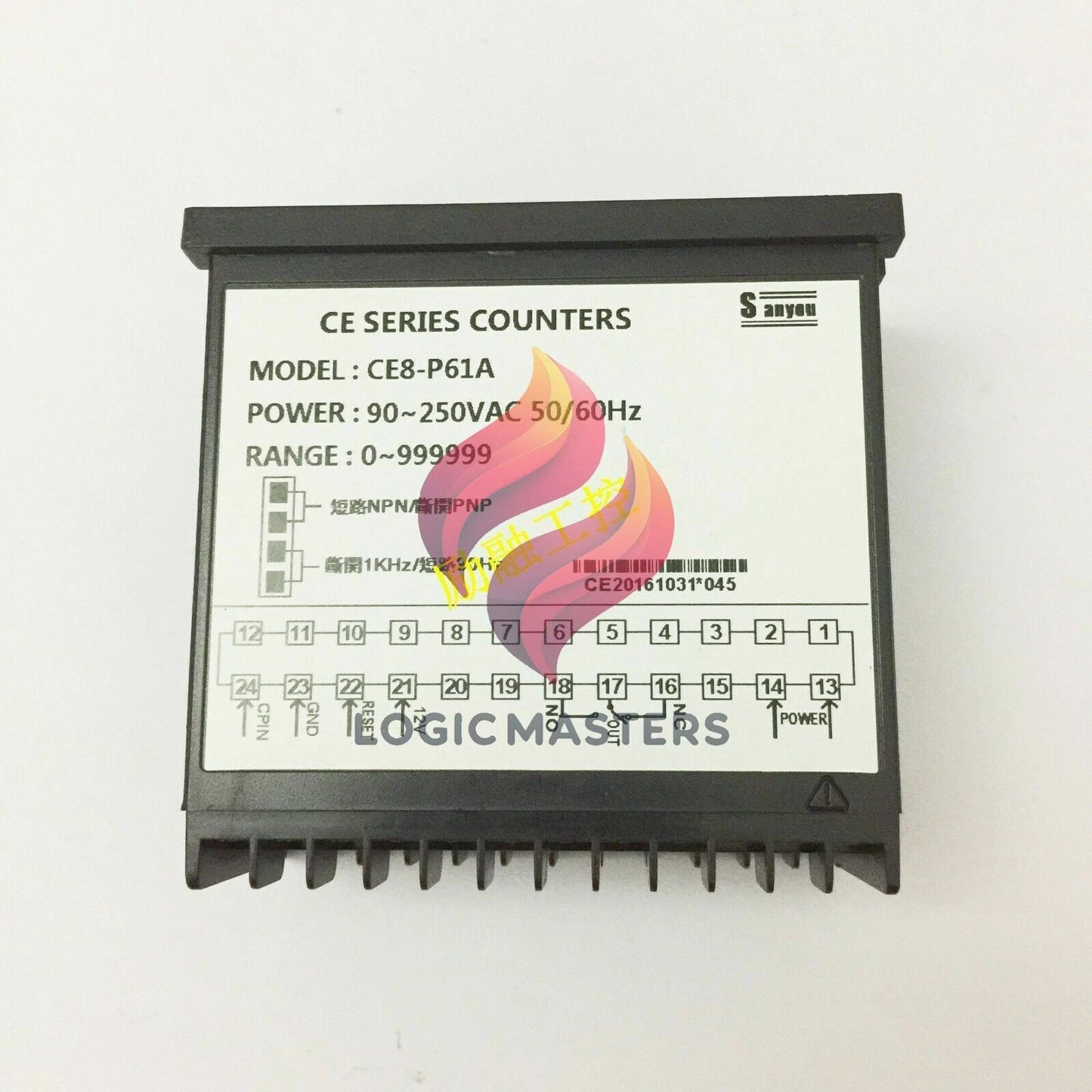 1PCS sanyou CE8-P61A Counting Timing Frequency Meter