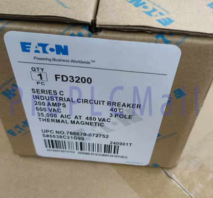 FD3200 Molded Case Circuit Breaker - 200A, 3-Phases, 600V