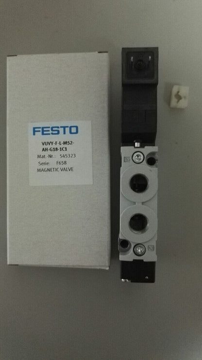 1 PC FESTO Solenoid valve VUVY-F-L-M52-AH-G18-1C1 545323 - FESTO