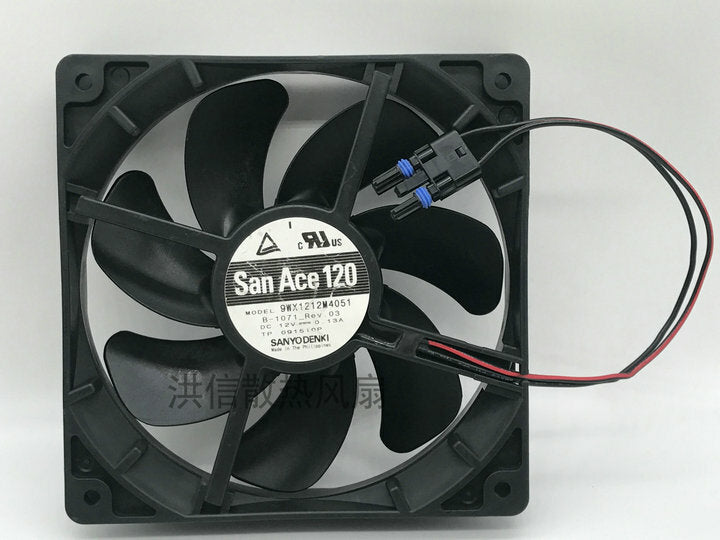 1pcs San Ace 120 9WX1212M4051 12V 0.13A Silent Waterproof Cooling Fan