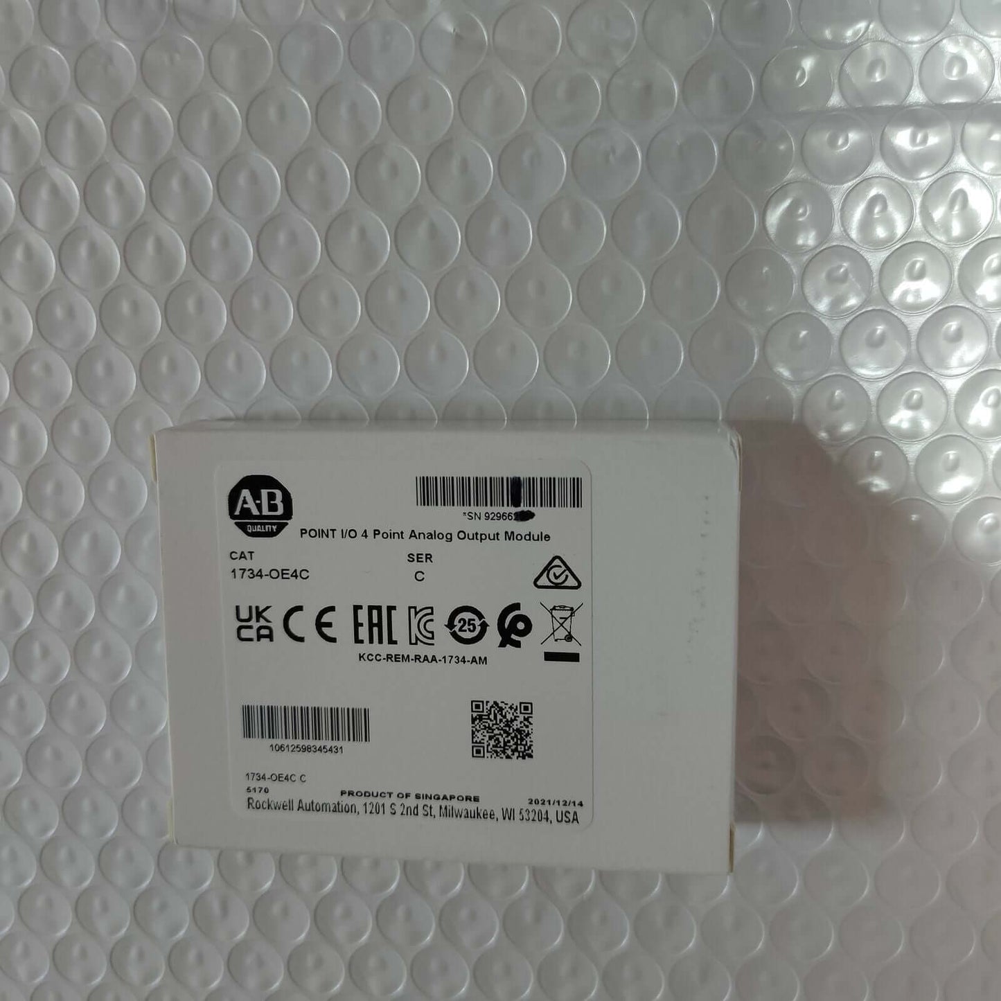 Allen-Bradley Point 4-Point Output Module 1734-OE4C New Sealed - ALLEN-BRADLEY