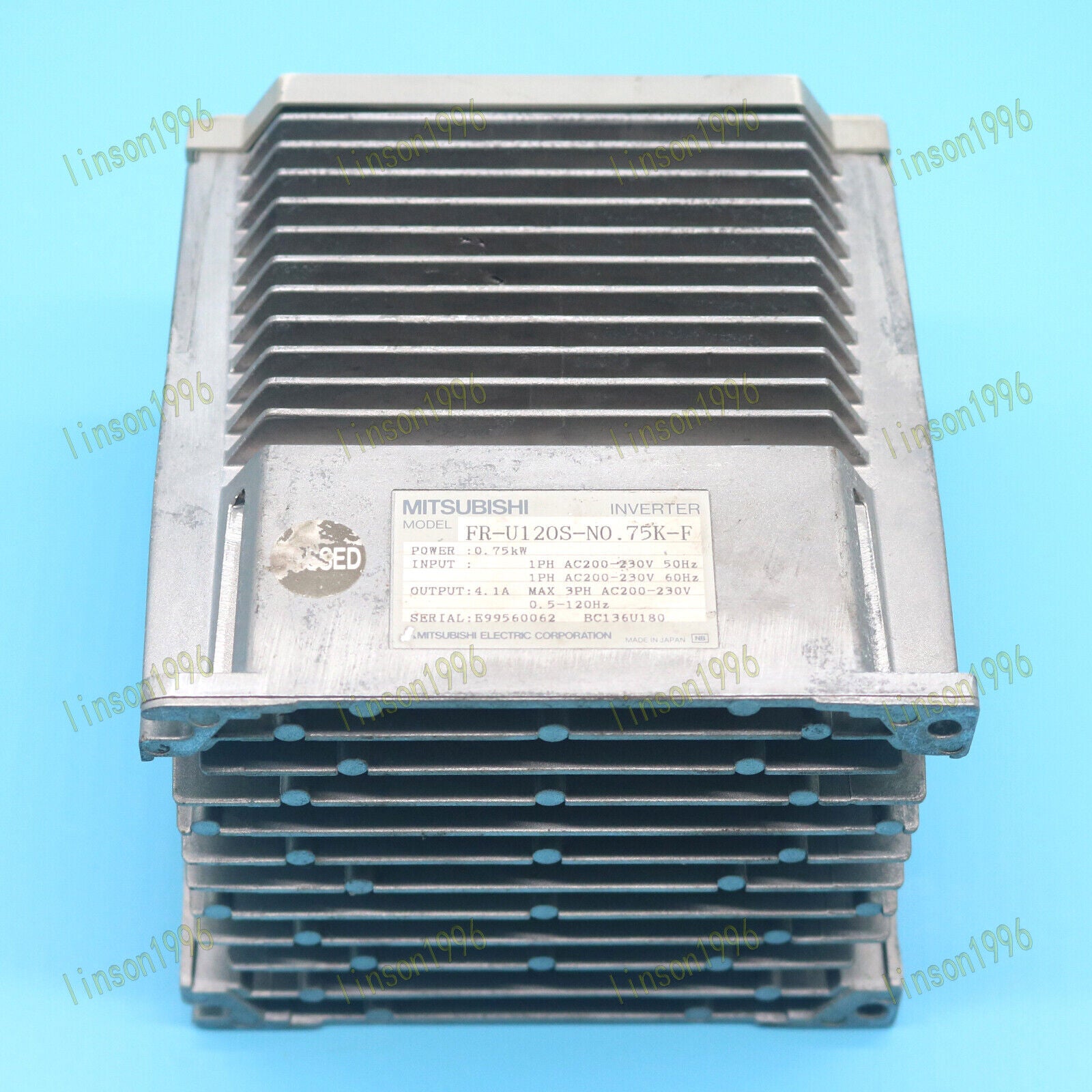 Used Inverter Mitsubishi FR-U120S-N0.75K-F 0.75KW 220V Tested Good - MITSUBISHI