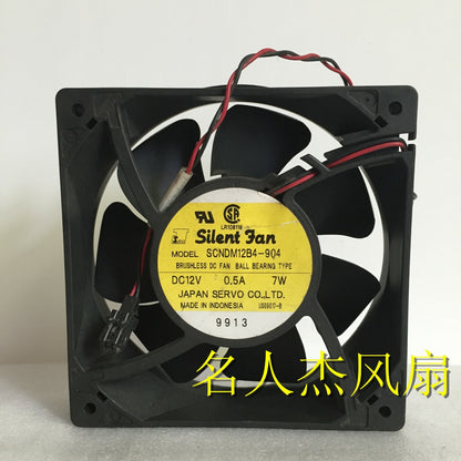 1pcs Servo SCNDM12B4-904 12CM 12038 12V 0.5A 7W server chassis fan