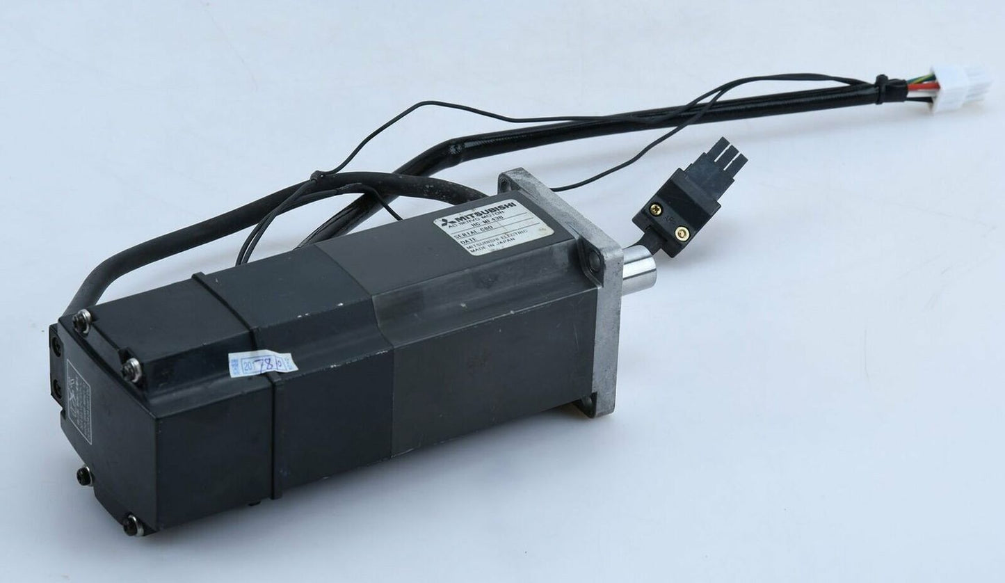 Used Mitsubishi ONE Servo Motor HC-MF43B HCMF43B Good Condition - MITSUBISHI