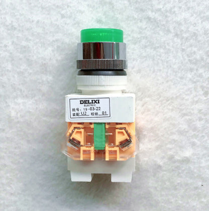 10PCS DELIXI LAY7-11D PUSHBUTTON SWITCHES INDICATOR LIGHT 1NO+1NC