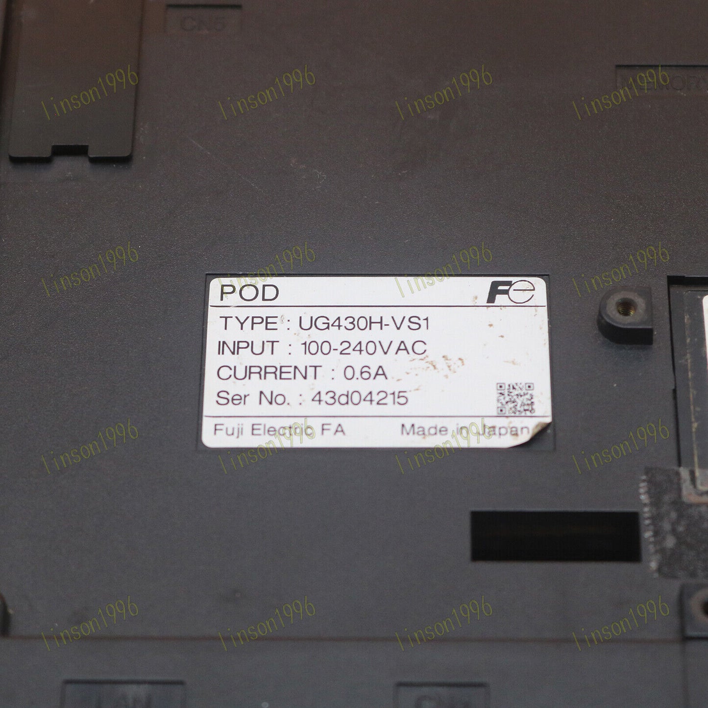Used Fuji Touch Panel UG430H-VS1 - Tested, Good Condition - FUJI