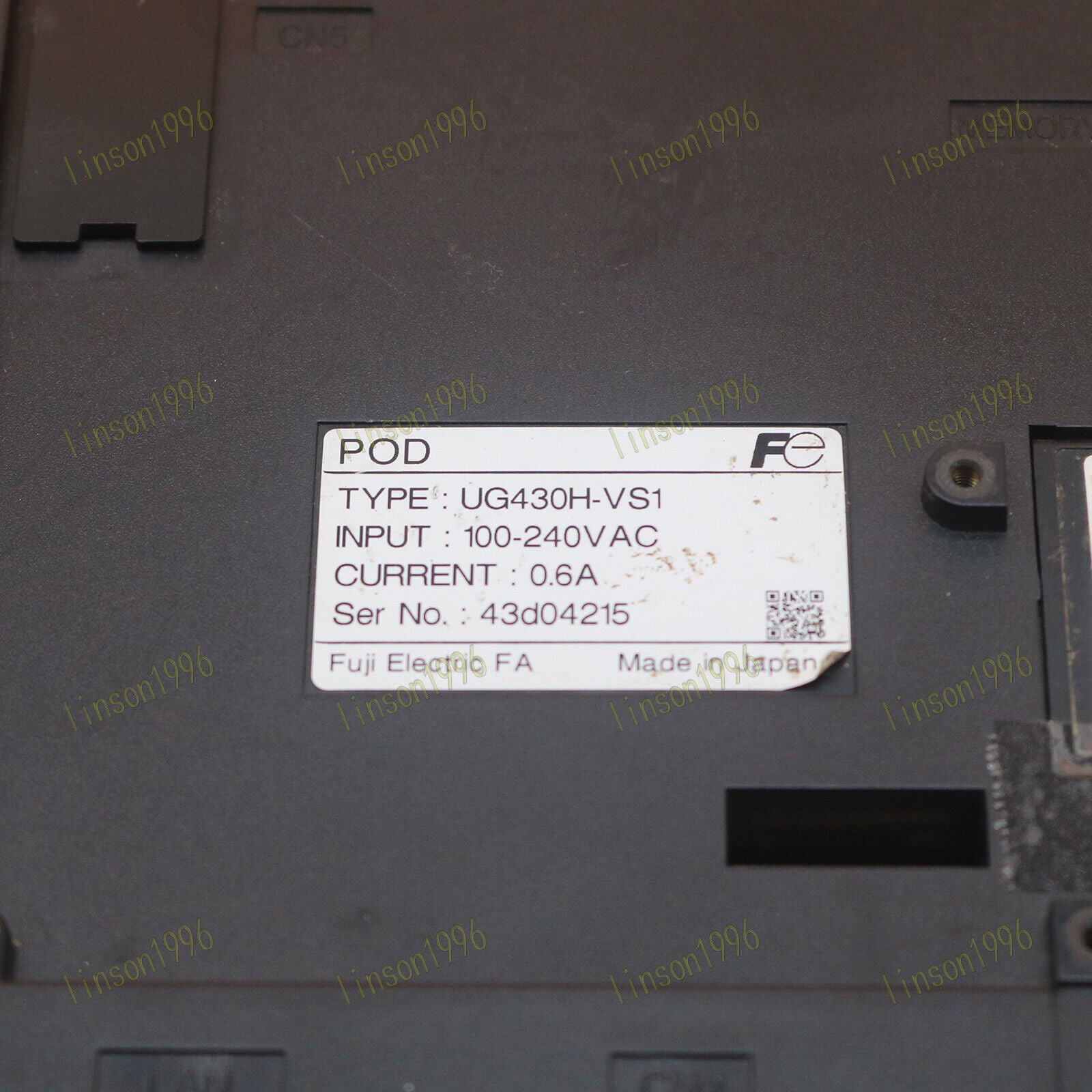 Used Fuji Touch Panel UG430H-VS1 - Tested, Good Condition - FUJI