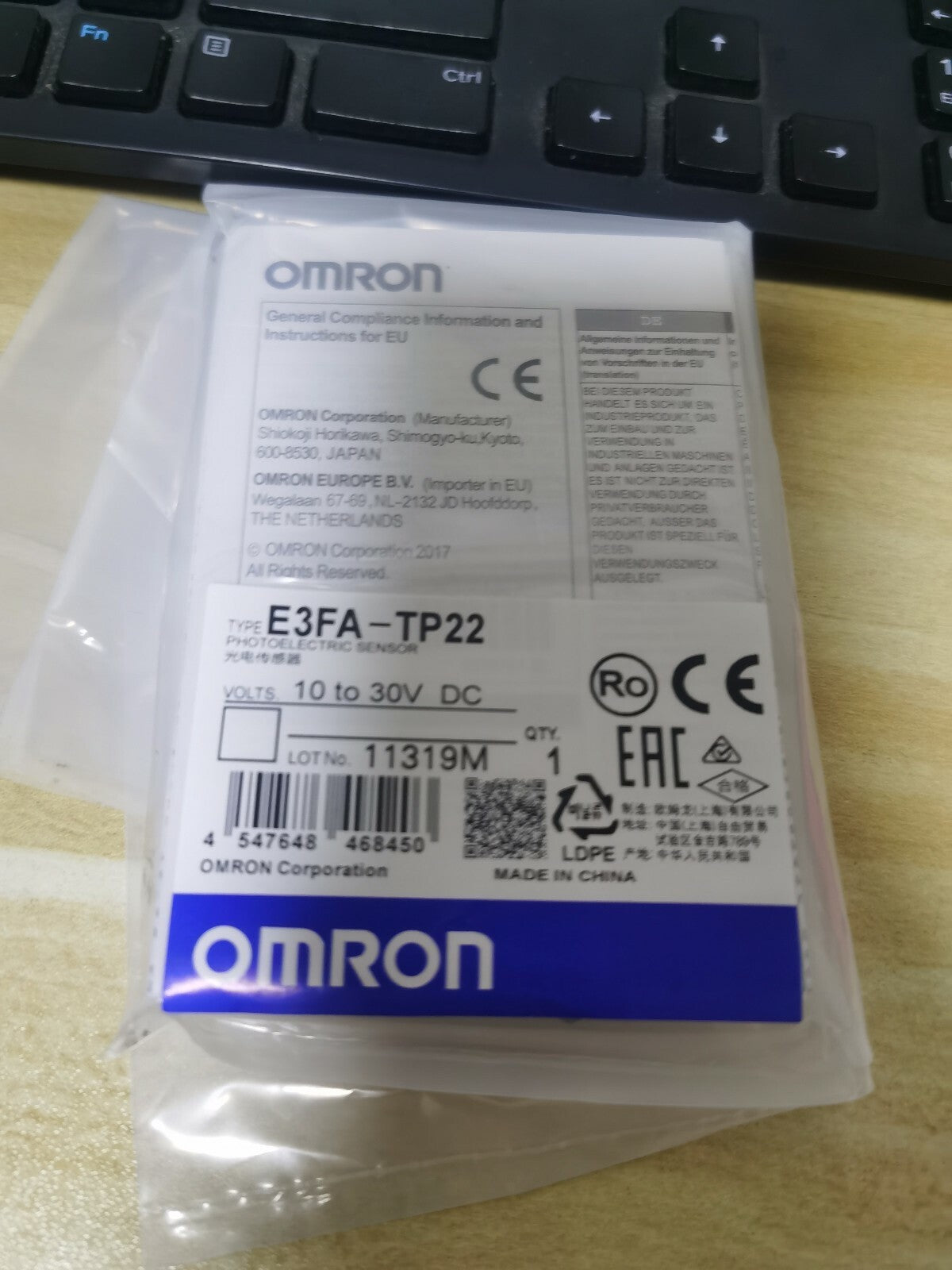 1PCS Omron E3FA-TP22 E3FATP22 Photoelectric Sensor